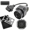 DIAGNOSTICKÝ ADAPTÉROVÝ KÁBEL OBD 2 20 PIN SO ZAPAĽOVANÍM PRE BMW E46 E39 E30