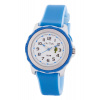 Hodinky CACTUS CAC-78-M03 biela osvetlenie plast 31 mm 16 mm Japan okrúhle analógové batéria (Quartz) Detské 10 ATM (10 m) arabské číslice modrá