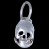 Silver.ag Prívesok strieborný, lebka P0572