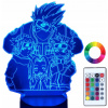 Nočná lampa do detskej izby - Naruto Kakashi Anime 3D LED názov názov (Naruto Kakashi Anime 3D LED názov názov)