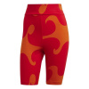 adidas Marimekko Rib Short Knee Length Leggings Womens Collegiate Oran 6 (XXS)