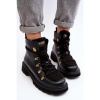 Čierne kožené čižmy s kožušinkou, MM2N4082 BLACK__28364-39 39