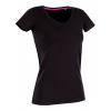 Tričko STEDMAN CLAIRE V-NECK Black Opal čierna S