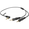 Saramonic Cable SR-C2004 3.5mm TRS to dual 3.5mm TRS adapter cable (cable length: 30 cm)