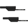 Schützinger VSFK 8500 / 2.5 / 50 / SW bezpečnostné meracie káble [4 mm zástrčka - 4 mm zástrčka] 50.00 cm čierna 1 ks; VSFK 8500 / 2.5 / 50 / SW