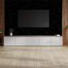 PVC Obkladový panel ALFIstyle - Black Marquinia, 2900x1220x3 mm