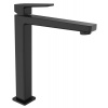TURSI stojanková umývadlová batéria vysoká, predĺžená hubica čierná mat