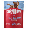 Carnilove Dog Pouch Paté Turkey & Salmon with Blueberries for Puppies 300 g