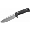 LionSteel T5 MI taktický nôž 12,8 cm, Satin, čierna, Micarta, kožené puzdro