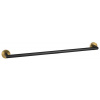 Sapho Sapho, LARISSA držiak uterákov 600mm, čierna/zlatá matná, WS010BG