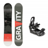 Gravity Bandit pánský snowboard + Raven S230 Black vázání - 157 cm wide + vázání S/M (EU 37-42)