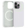ER POWER Silikónový kryt CARNEVAL SNAP pre iPhone 14 Pro s MagSafe - biela (ERCSIP14PMGLQ-WH)