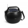 Solárny reproduktor Kisonli SC-22, Bluetooth, USB, SD, AUX – čierna