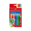 FABER-CASTELL trojhranné farbičky JUMBO GRIP - 12ks - rôzne farby