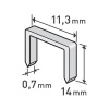 EXTOL PREMIUM 8852505 spony, balení 1000ks, 14mm, 11,3x0,52x0,70mm