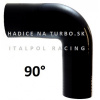 Kit - Fiat Grande Punto 1,9 JTD - hadica turba (intercooler-turbo) - Čierna