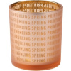 Stojan na čajovú sviečku Spring 8 cm oranžový