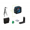 Bosch - Čiarový laser, dosah 20 m, s príslušenstvom a statívom 0601065601
