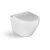 Laveo Desna, závesná WC misa Rimless 485x370x320 mm + toaletné sedadlo, biela lesklá, LAV-VMD_600S