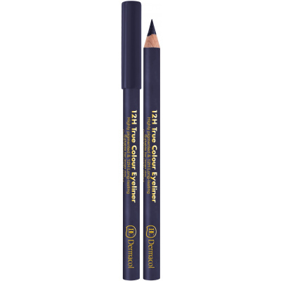 Dermacol 12h True Colour Eyeliner drevená ceruzka na oči 07 Grey 2 g