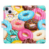 Flipové puzdro iSaprio - Donuts Pattern 02 - iPhone 14 Plus