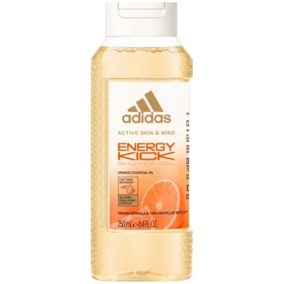Adidas Energy Kick sprchový gél dámsky 250 ml, Energy Kick