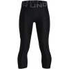 Detské kompresné legíny Under Armour HG ARMOUR 3/4 LEGGINGS K čierne 1361741-001 - YXS