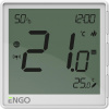 ENGO Controls EONE-230W - regulátor teploty, 230V, biely, internetový, na zapustenie, ZigBee