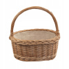 Darčekový kôš prútený hnedý