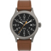 Pánske hodinky Timex Expedition Scout, podsvietenie INDIGLO, kožený remienok WR50 (Pánske hodinky Timex Expedition Scout, podsvietenie INDIGLO, kožený remienok WR50)