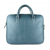 Kožená cestovná taška č.8658 v petrolejovej farbe