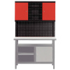 KS Tools 865.0009 Systém predĺženia zadnej steny pre pracovné stoly so skrinkou (š x v x h) 1200 x 710 x 200 mm 1 ks; 865.0009