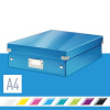 Leitz WOW Click & Store A4 28,1 x 10 x 37 cm, modrá