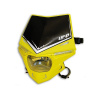 UFO STEALTH predná maska s dennými ledkami, žlto čierna