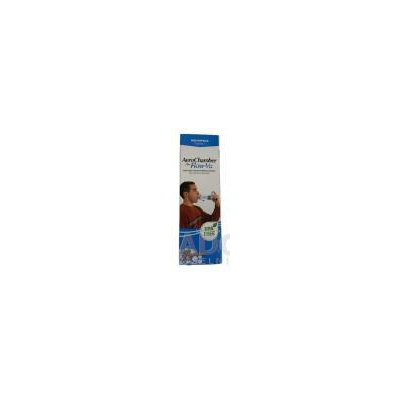 Trudell Medical International AeroChamber Plus Flow Vu nástavec inhalačný s náustkom, modrý, pre dospelých 1x1 ks