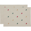 Podtácky pod taniere Christmas Hearts Embroidery 33 x 48 cm 2 ks