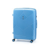 Veľký cestovný kufor s expandérom polypropylénový TSA 100l Airtex 639 modrá světle