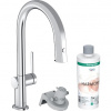 Hansgrohe Aqittura Dřezová baterie s výsuvnou koncovkou a filtrací, sBox chrom 76800000