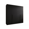 Wilsondo Šatníková skriňa Pianos 1 200x202x52 - čierna