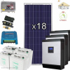 Solárny FV ostrovný systém OFFGRID 3-F DC48V SP9kWp/12A250Ah/RMN9 GARANT900RCH (GARANT900-RCHATA-90M: Pevný solárny FV ostrovný komplet OFF-GRID DC48V pre garantovanú celoročnú spotrebu elektr.energie