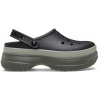 Crocs Men's Classic Stacked Clogs Black 7 (41-42)