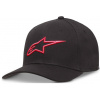Šiltovka AGELESS CURVE, ALPINESTARS (čierna/červená, veľ. L/XL)