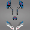 GRAPHIC STICKER KIT for Segway AT5-L LIGHT BLUE
