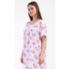 Dámska nočná košeľa Julie flowers - Vienetta 2XL růžová motiv kytek