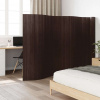 vidaXL Paraván tmavohnedý 165x800 cm bambus - Hnedá - 139708-86147