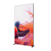 Jansen Display Stena FlexFrame 120 x 230 cm Čierny (s predlžovacej sady 30 cm), 1200 x 2300 mm
