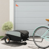 vidaXL Vozík za bicykel, čierny 30 kg, železo 94059