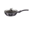 Berlinger Haus BERLINGERHAUS Panvica s pokrievkou s mramorovým povrchom 24 cm Carbon PRO Line BH-6895