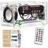 Bluetooth reproduktor FM rádio s puzdrom DIY sada na učenie spájkovania 2 x 3 W
