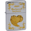 Zapalovač Zippo Wing Heart Type 28194 + možnost gravírování